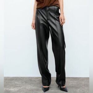 Faux Leather Pants